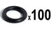 Grip Screw O-ring, 100 pieces - O-GS-100